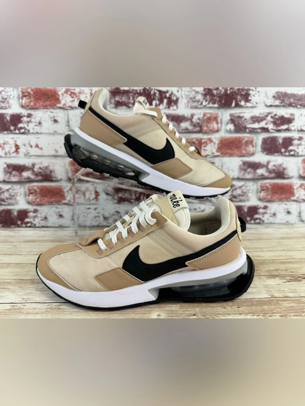 Women’s Nike Air Max Pre-Day Running-Gym Sneakers, Beige Oatmeal, US Size 7.5